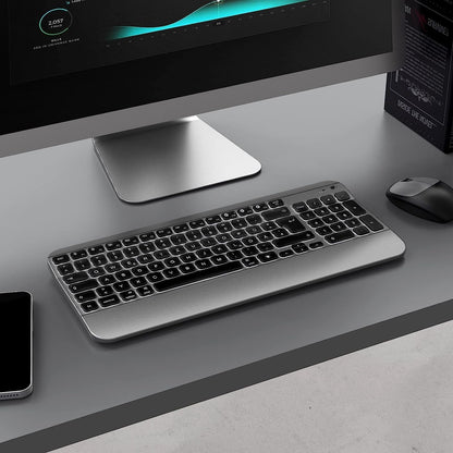 Brezžična tipkovnica Bluetooth Mac (združljiva s sistemom iOS in Mac OS) – Infostyle