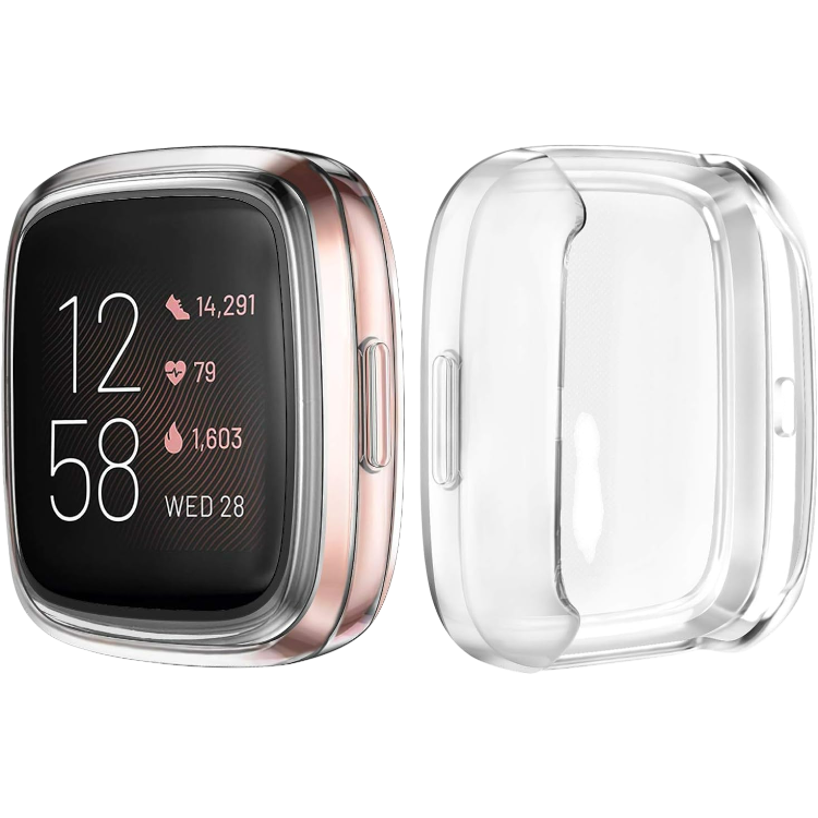 Ovitek za uro Fitbit Versa, 2 kosa - prozorna – Infostyle – Prozorna