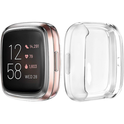 Ovitek za uro Fitbit Versa, 2 kosa - prozorna – Infostyle – Prozorna