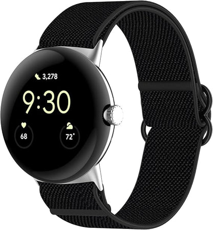 LOKEKE najlonski pašček za Google Pixel Watch 2 / Pixel Watch - Črna
