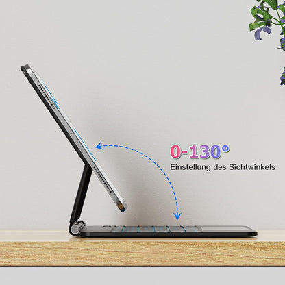 Ovitek z osvetljeno tipkovnico za iPad Air 6. gen.2024 M2 13 "/iPad Pro  12,9"