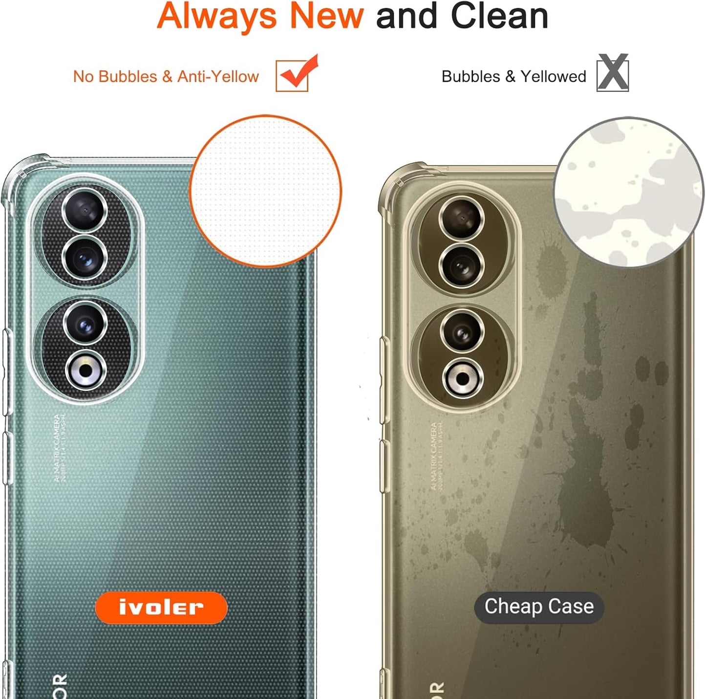 Ovitek za telefon "ivoler" za Honor 90 – Infostyle