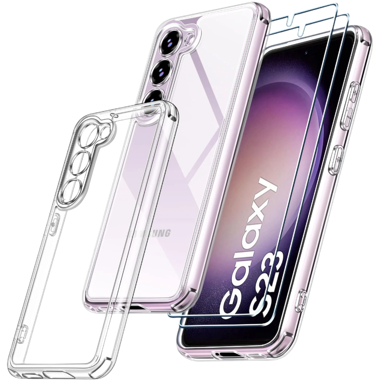 Ovitek za telefon "Hard Shockproof" Samsung Galaxy S23 5G – Infostyle – Prozorna