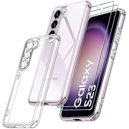 Ovitek za telefon "Hard Shockproof" Samsung Galaxy S23 5G – Infostyle – Prozorna