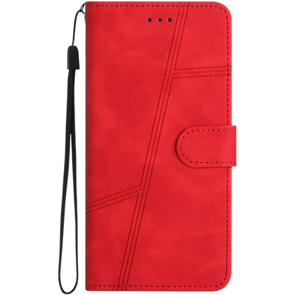 Preklopna torbica "Yiscase" za Samsung Galaxy S24 Plus – Rdeča / Ekološko usnje + TPU silikon
