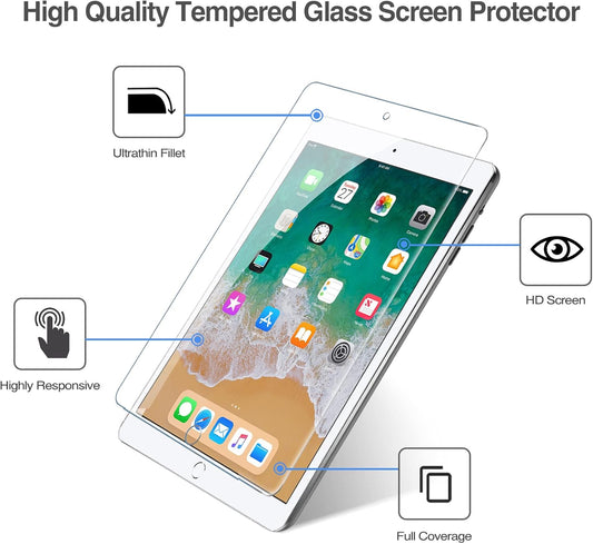 Screen Protector for iPad 9.7" – iPad 6th/5th Gen. (2018/2017), iPad Air 1/2, iPad Pro 9.7"