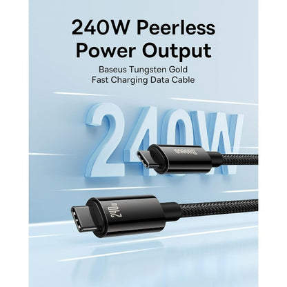 Kabel USB C v USB C 240w, 2m č – Baseus