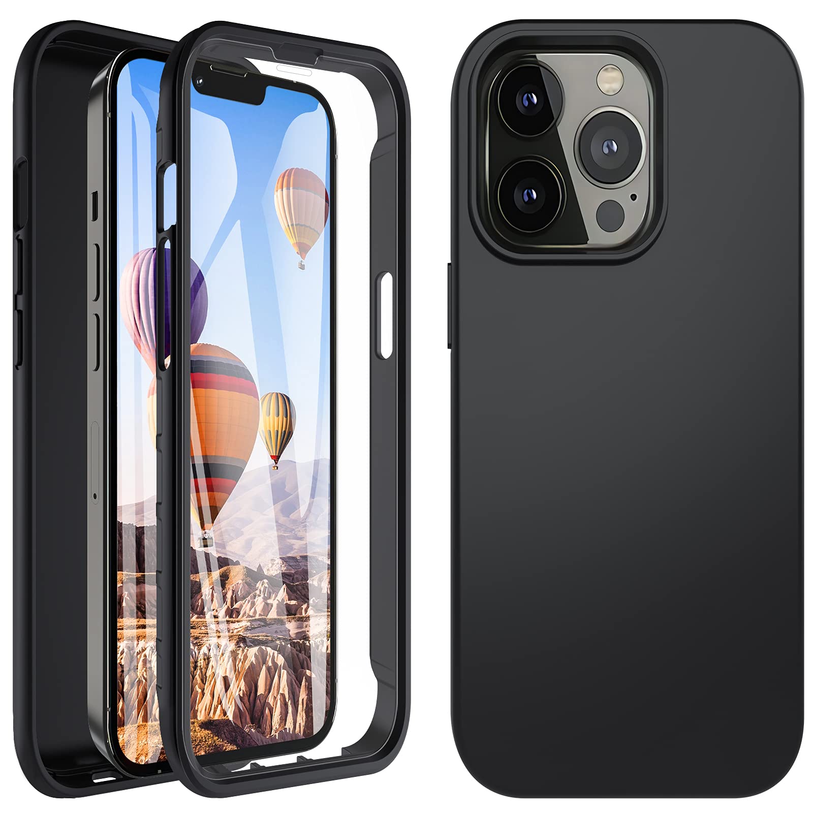 360 silikonski ovitek za iphone 12 pro max crna