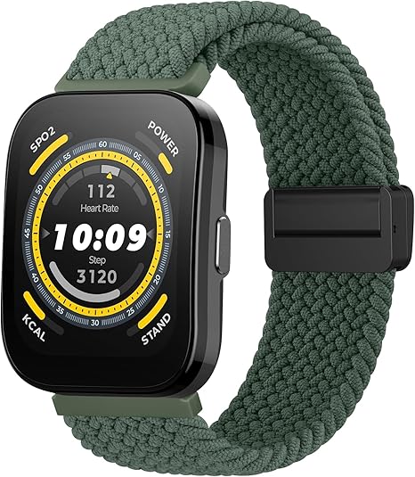 Osianga elastični najlonski pašček za Google Pixel Watch / Pixel Watch 2 – olivno zelena