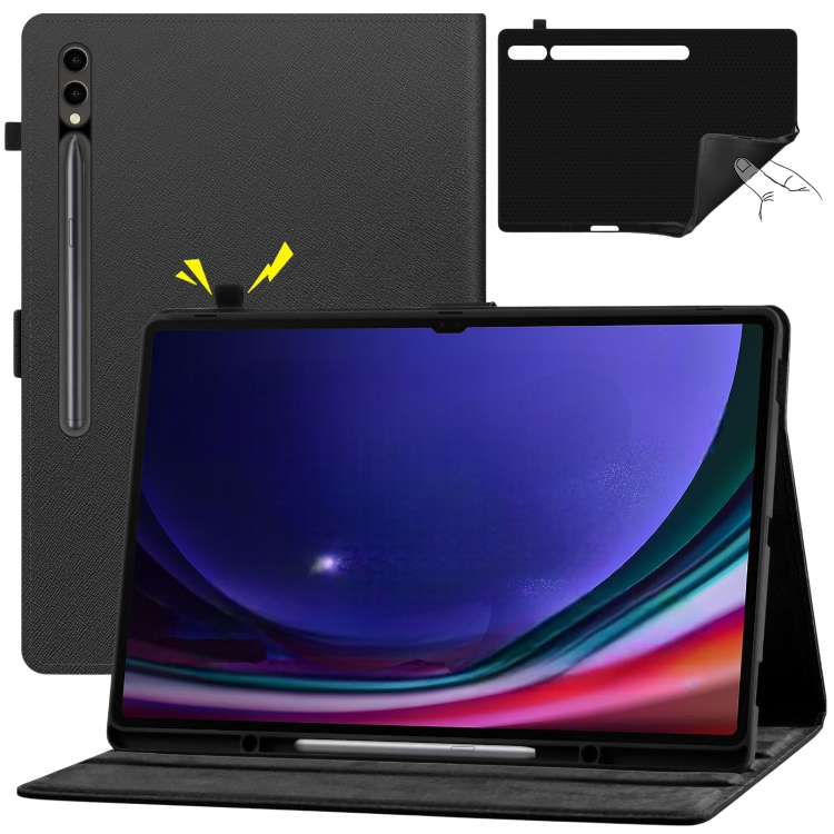 Ovitek za tablico z držalom za svinčnik "KATUMO" Samsung Galaxy TAB S9 Ultra 2023 – Črna