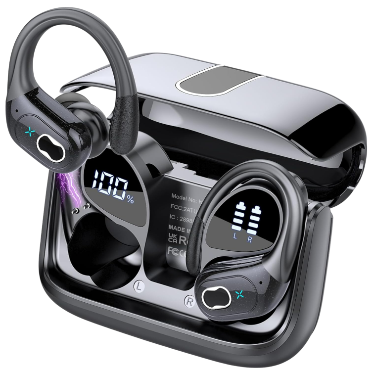 Brezžične slušalke ''Aptkdoe'' BT 5.3 – Infostyle – Črna