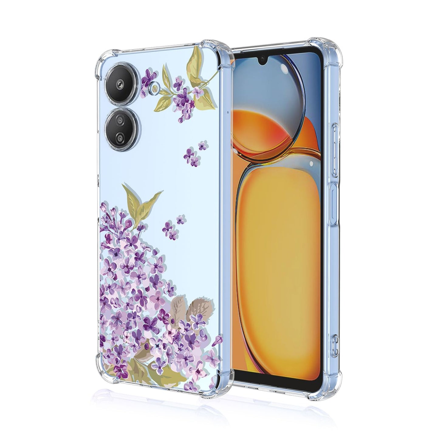 prozoren ovitek purpleparty za xiaomi poco c65 redmi 13c