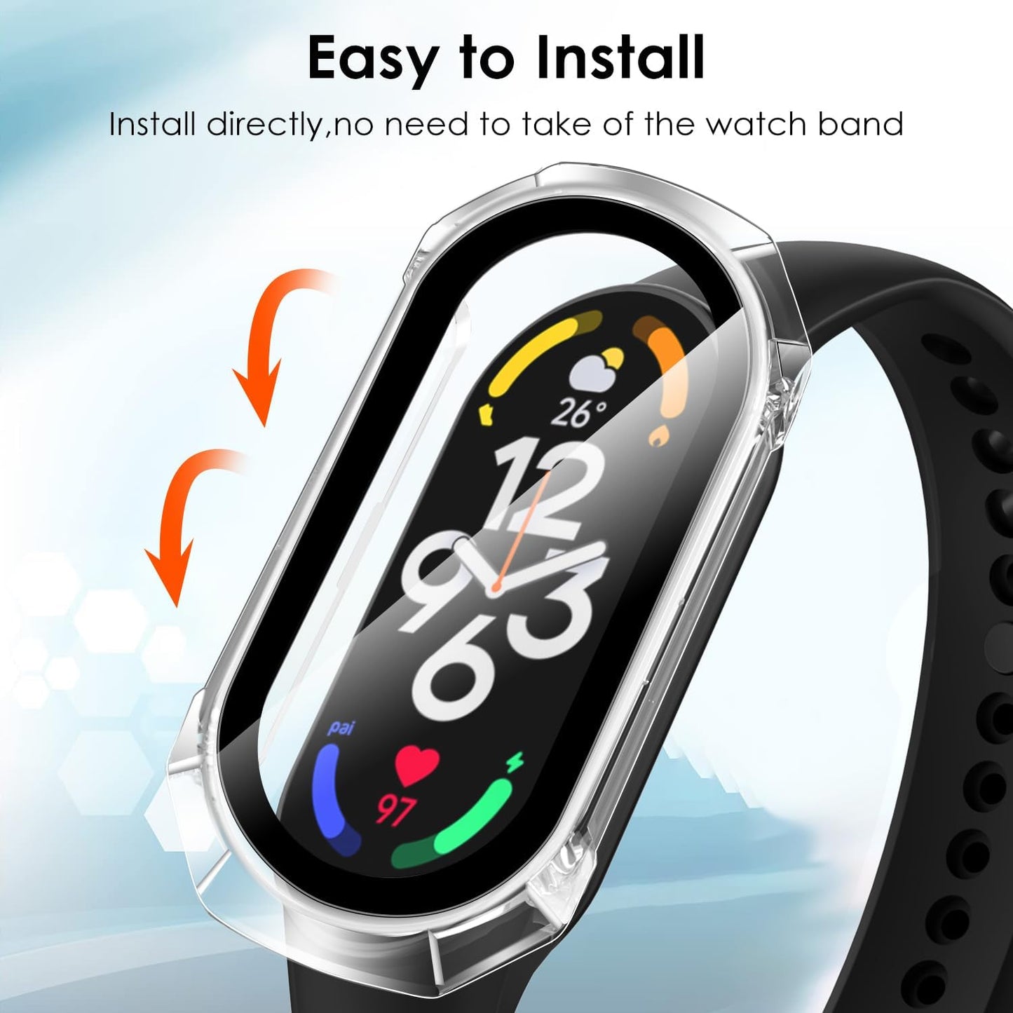 Zaščitni ovitek za pametno uro Xiaomi Smart Band 8 – Infostyle
