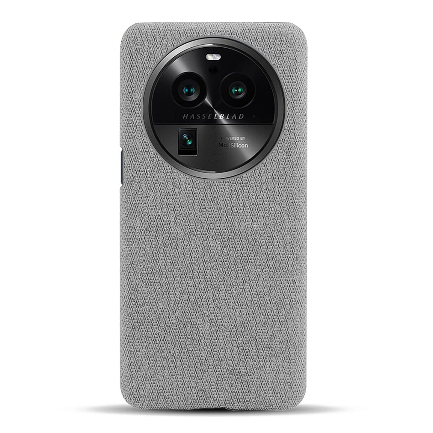 ovitek z vzorcem tkanja za oppo find x6 pro siv