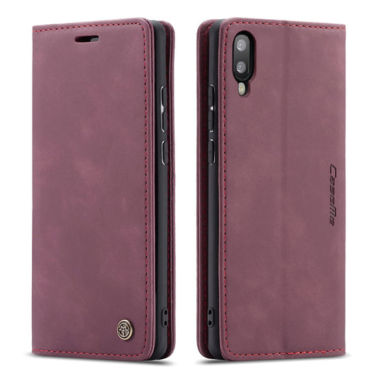 preklopna torbica bigcousin za samsung m10 vinsko rdeca