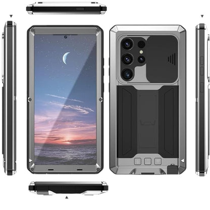 Ovitek 'Aluminij' za telefon Samsung Galaxy S24 Ultra, srebrna – Infostyle