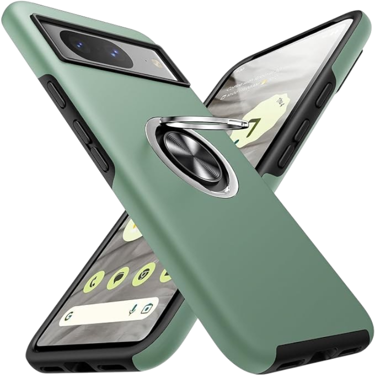 Ovitek z vrtljivim stojalom "JAME" za Google Pixel 8, zelena