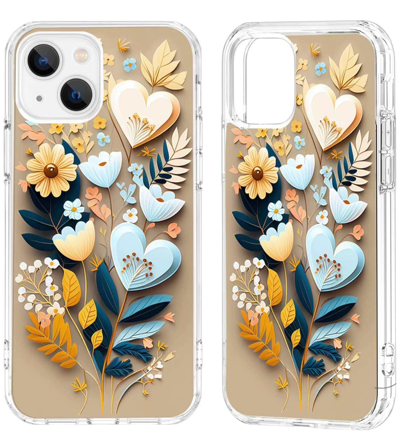 Ovitek za telefon "Windmill Flower" iPhone 13/14 – Infostyle – Rjava