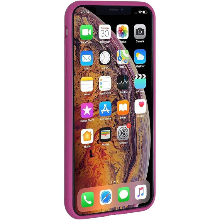 Ovitek "StilGut" za iPhone XS Max, roza