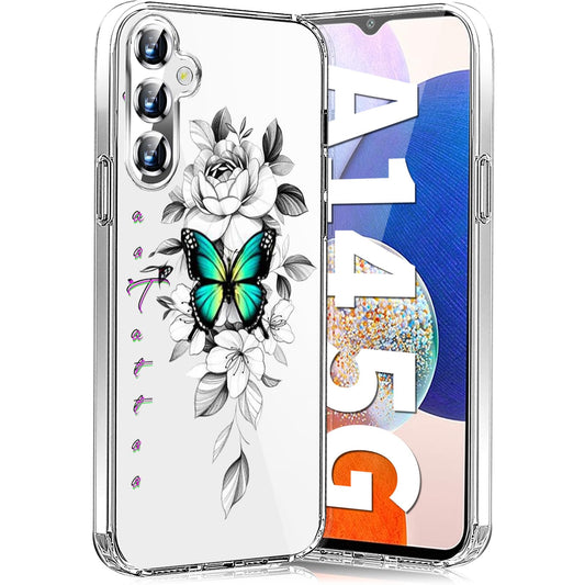 silikonski ovitek metulj za samsung galaxy a14 5g