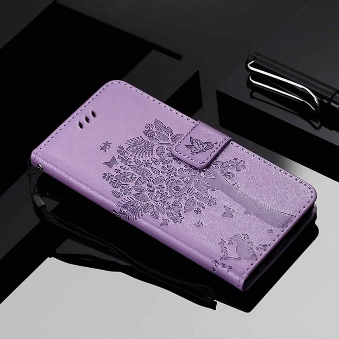 GOKEN preklopna torbica iz usnja za Xiaomi Poco F5 - Reže za Kartice, Sivka