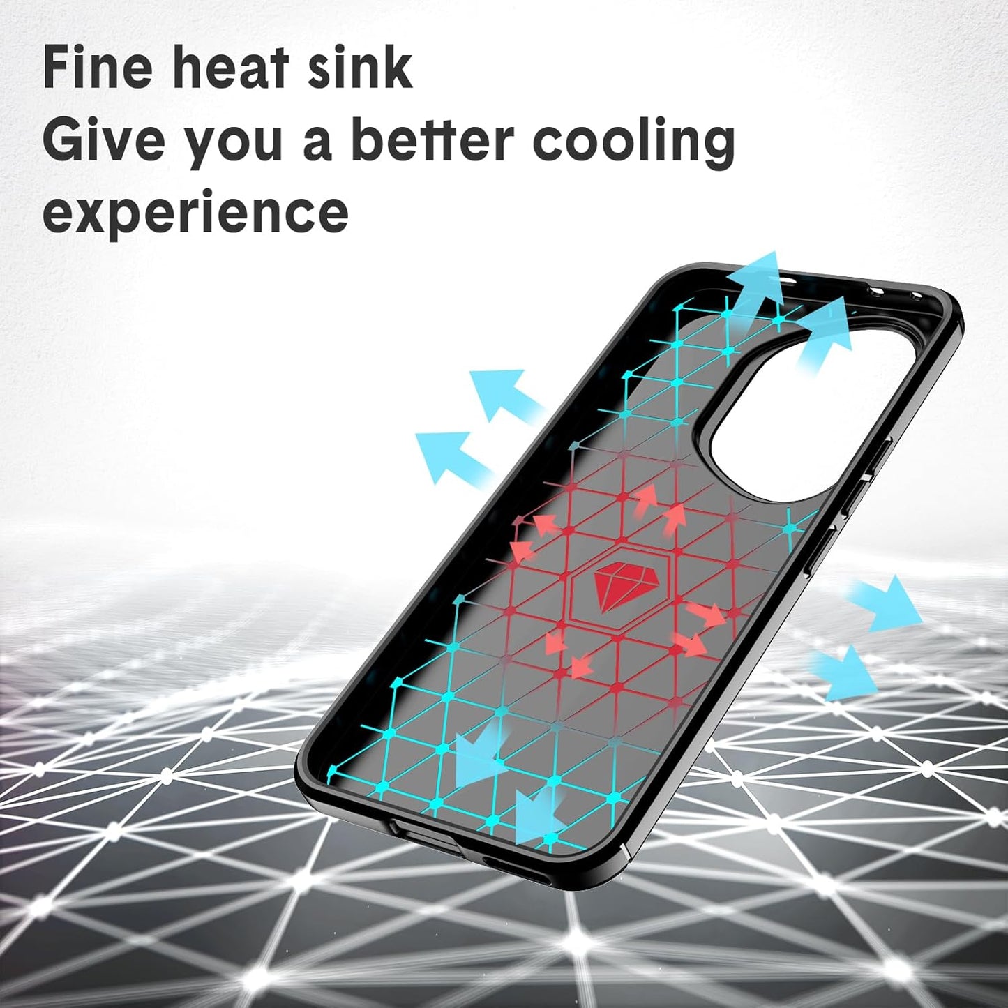 Ovitek za telefon "Carbon" za Honor 400 Pro
