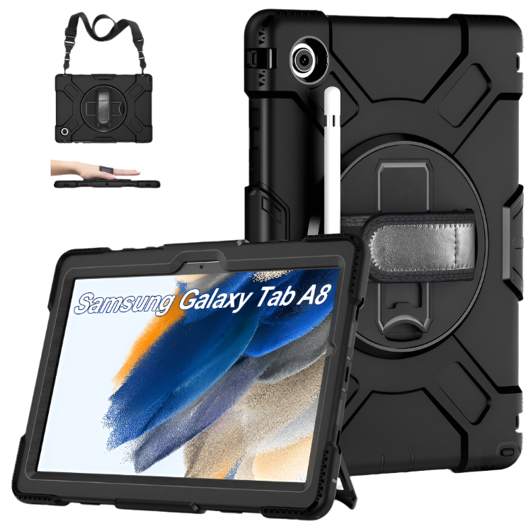 Ovitek za tablični računalnik Galaxy Tab A8 10,5" z držalom za pisalo – Infostyle – Črna