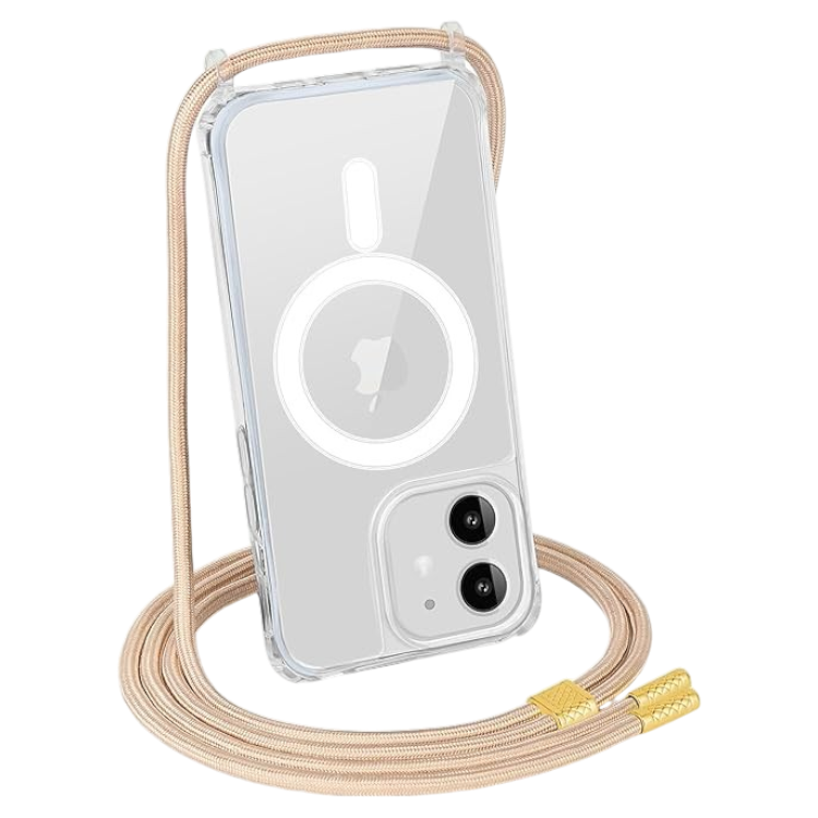 ovitek z vrvico "magsafe" za iPhone 12 mini, prozorna – Didadi