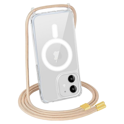 ovitek z vrvico "magsafe" za iPhone 12 mini, prozorna – Didadi