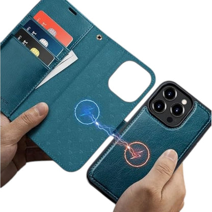 Preklopna torbica "OCASE" za iPhone 15 Pro Max, modra