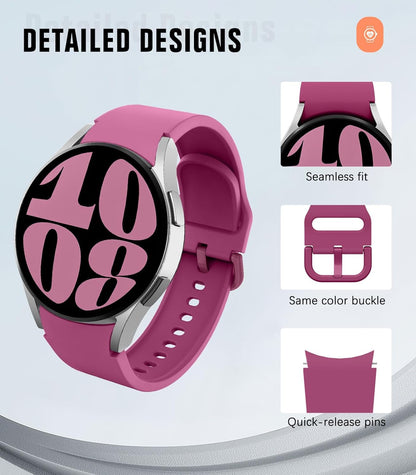 Pašček za Samsung Galaxy Watch 6 40 mm 44 mm, Galaxy Watch 6 classic 43 mm 47 mm, Galaxy Watch 5 Pro/Watch 4/Watch 4 Cla