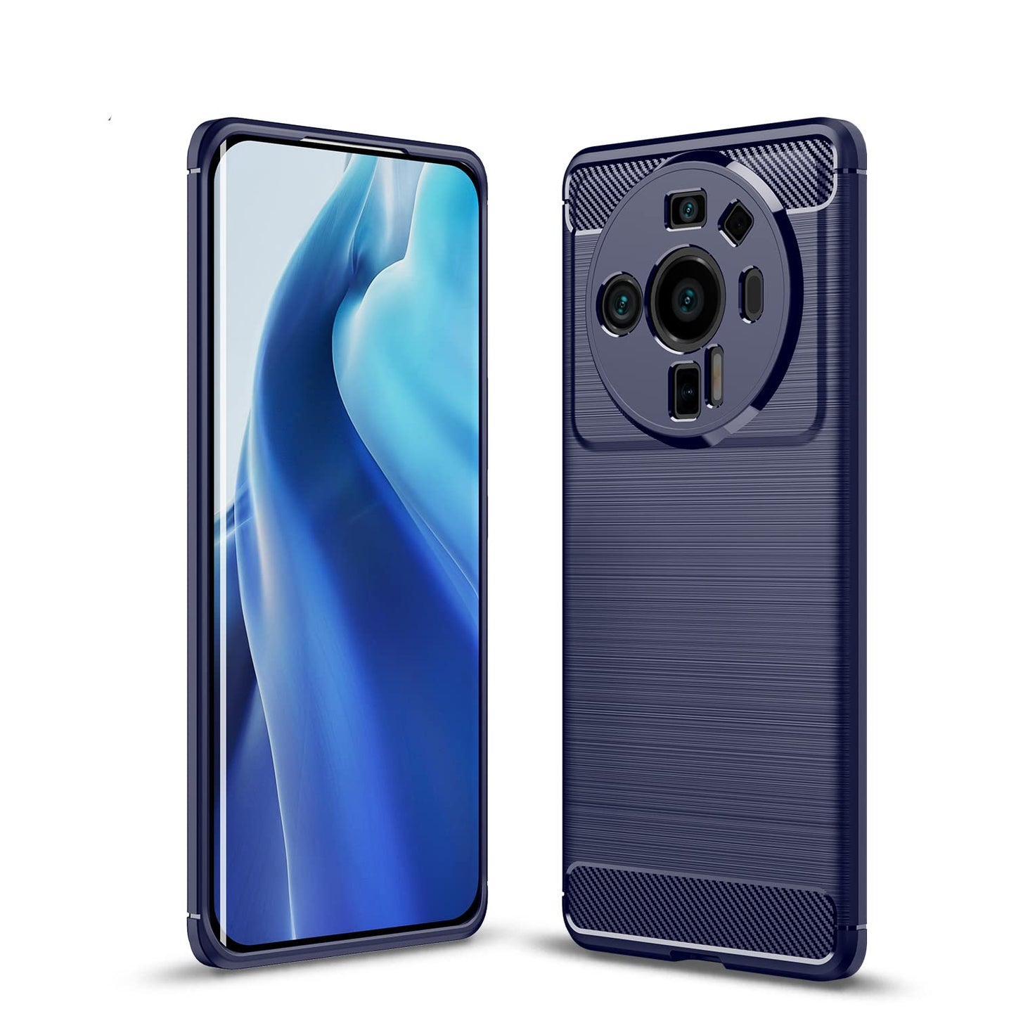 carbon ovitek za xiaomi 12 ultra temno modra