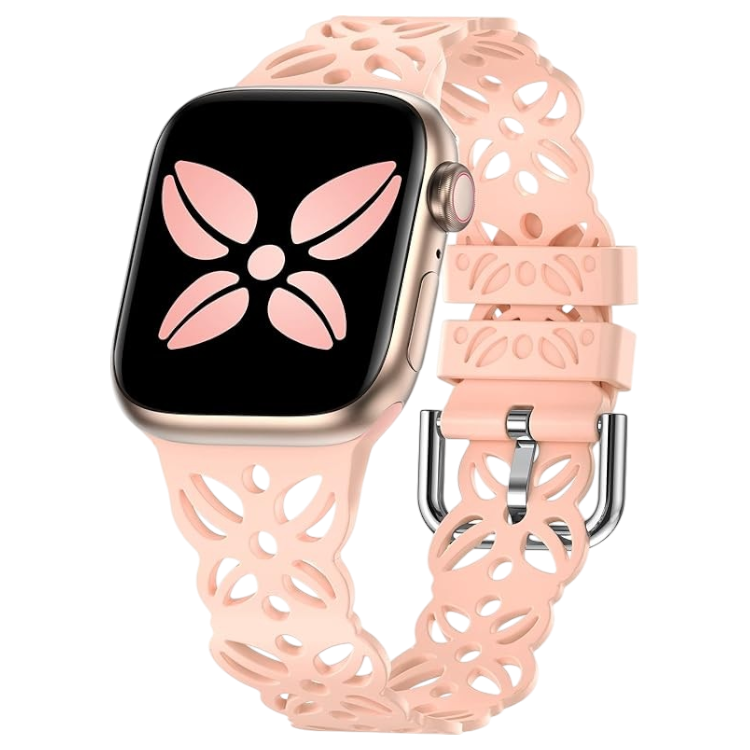 Silikonski pašček za Apple Watch 38/40/41mm, roza – Infostyle – Roza / Silikon