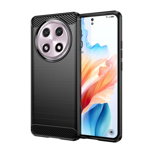 Carbon ovitek za Oppo A2 Pro èrna