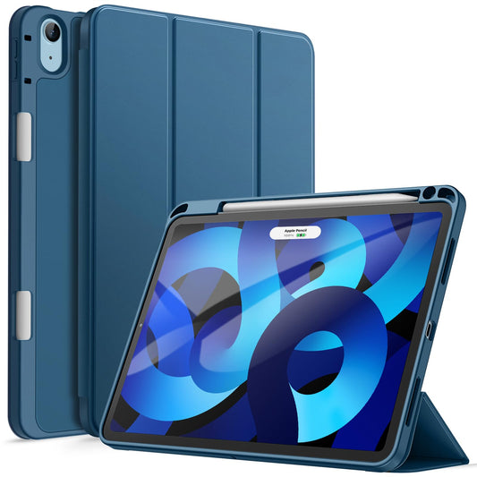JETech ovitek z držalom za pisalo za iPad Air 11 M2 2024 modra