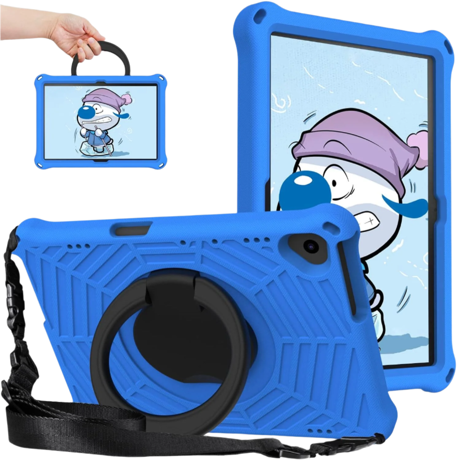 Zaščitni ovitek za tablični računalnik znamke Huawei serije MediaPad T5 10.1'' – GOZOPO – Modra