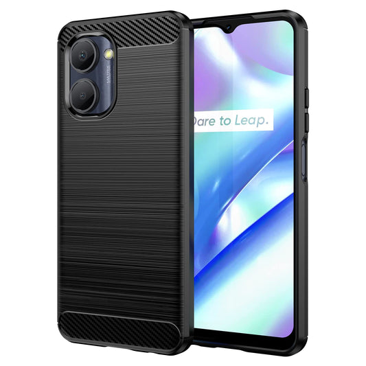 Carbon Cover for Realme C33 – Black
