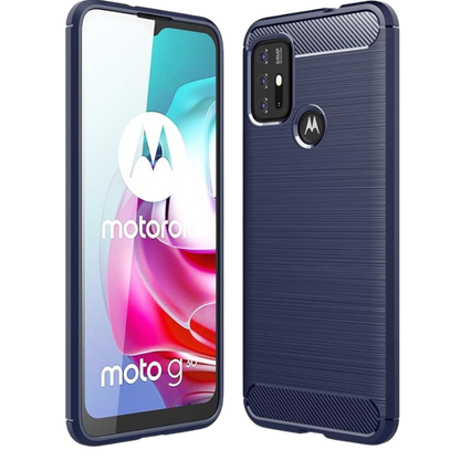 Silikonski ovitek "Cruzerlite" za Motorola Moto G30, modra – Modra / TPU silikon