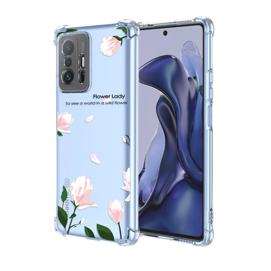 Prozoren ovitek "wild flower" za Xiaomi 11T/11T Pro – Infostyle