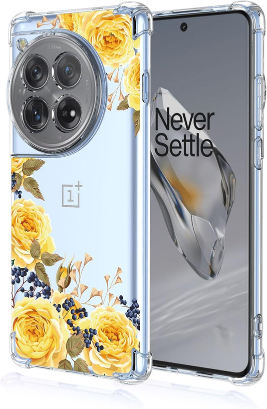 Silikonski ovitek Yellow Roses za OnePlus 11 5G