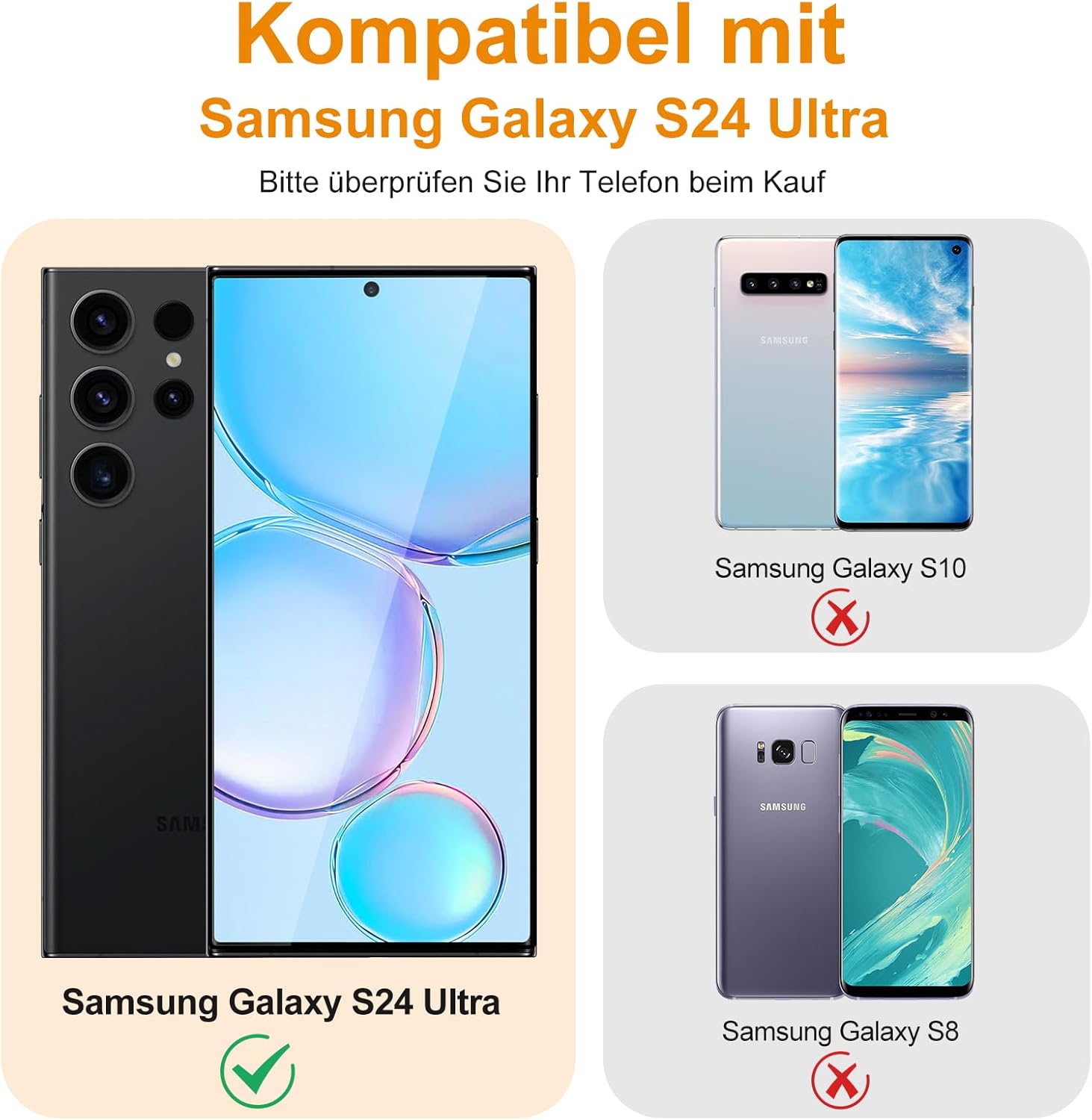 Zaščitno steklo za telefon "Carantee" Samsung Galaxy S24 Ultra, 2kosa