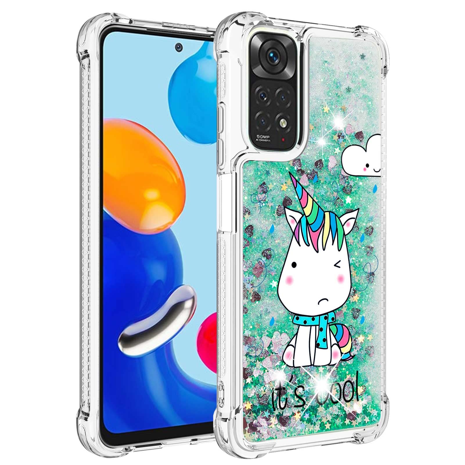 Ovitek Glitter Girls za Xiaomi Redmi Note 11 4G