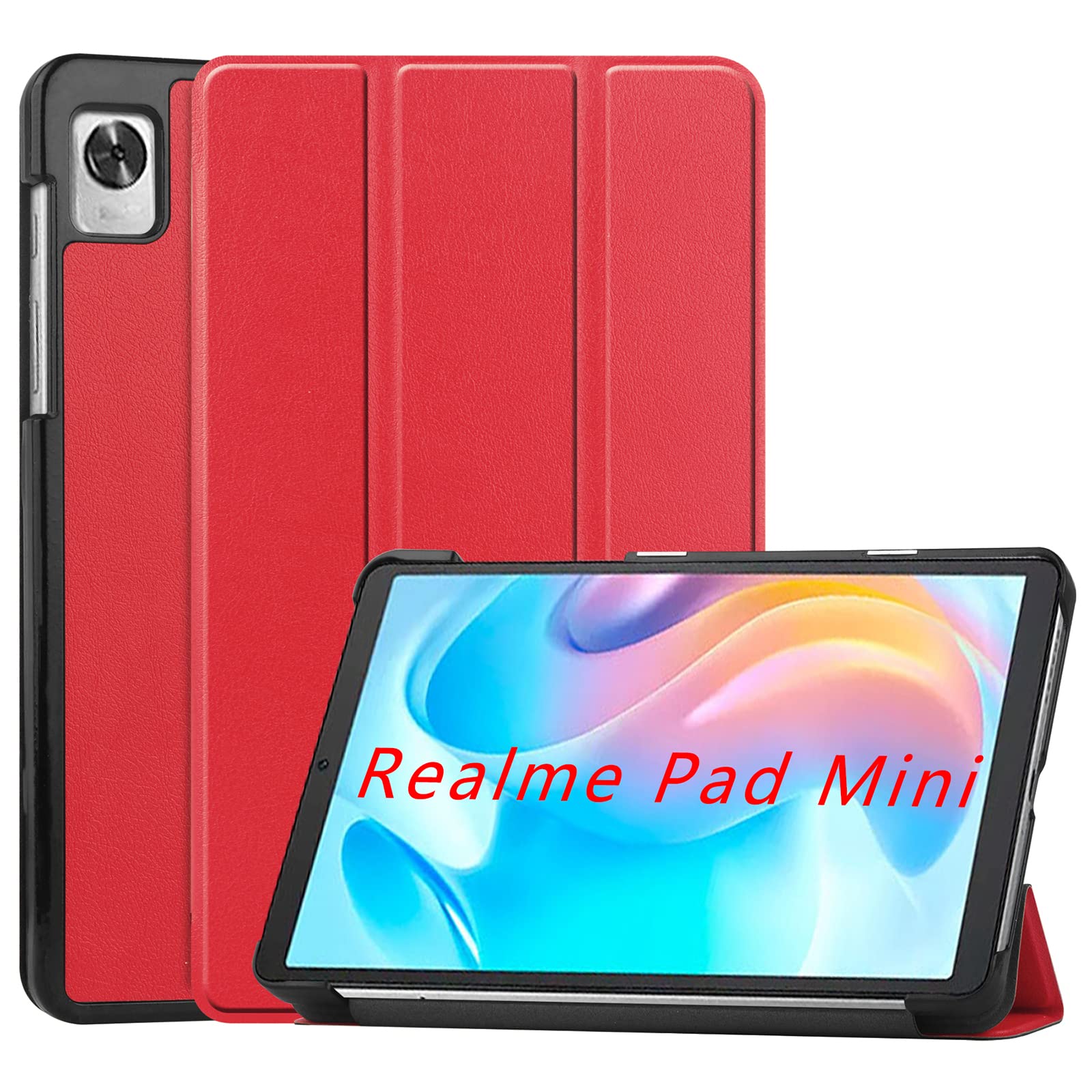 preklopna torbica giopuey za realme pad mini rdeca