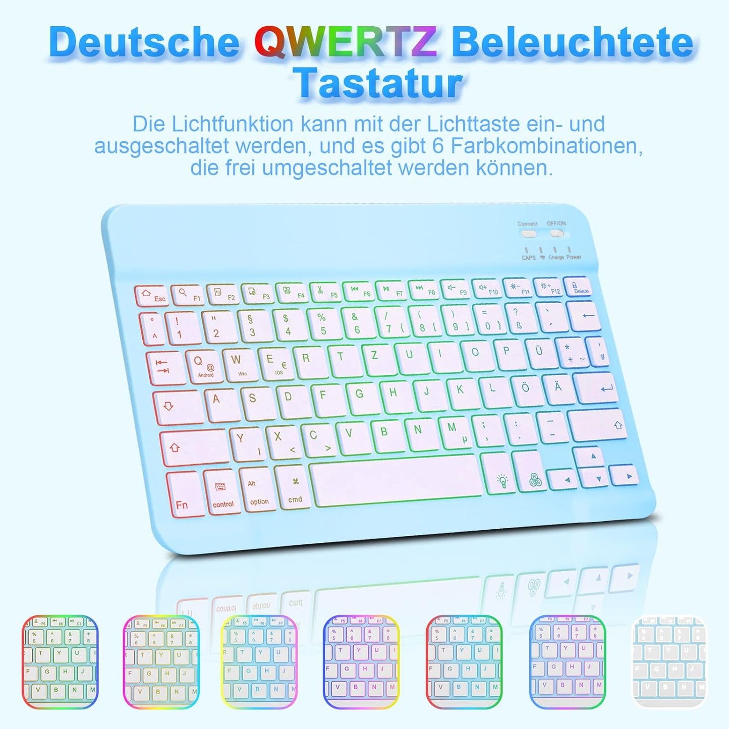 Ovitek s tipkovnico za iPad Air 6th Gen M2 11 Inch 2024 / Air 5th Gen 2022 / Air 4th Gen 2020 – Infostyle