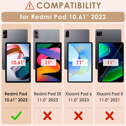 KATUMO maskica za Xiaomi Redmi Pad 10.61 (2022) – tanka preklopna futrola s držačem za olovku, plava