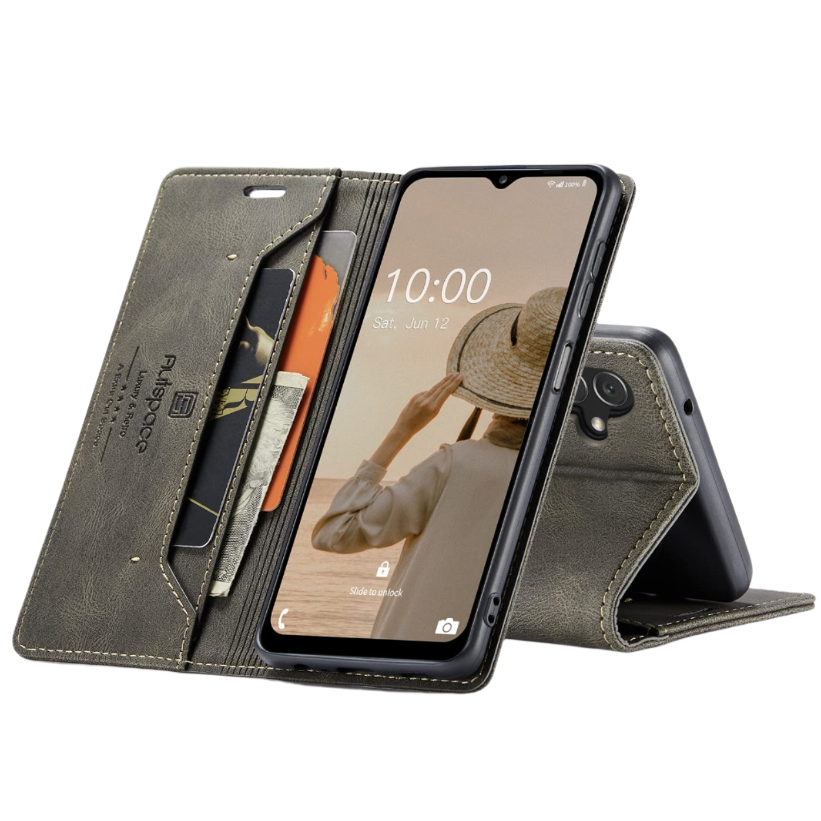 Preklopna torbica Samsung Galaxy A14 5G – Infostyle – Rjava