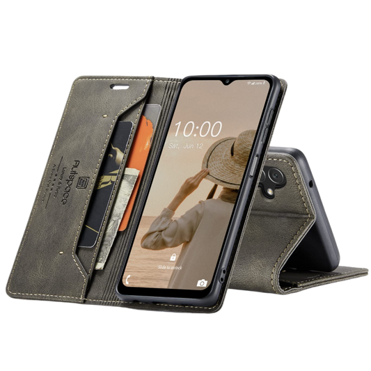 Preklopna torbica Samsung Galaxy A14 5G – Infostyle – Rjava