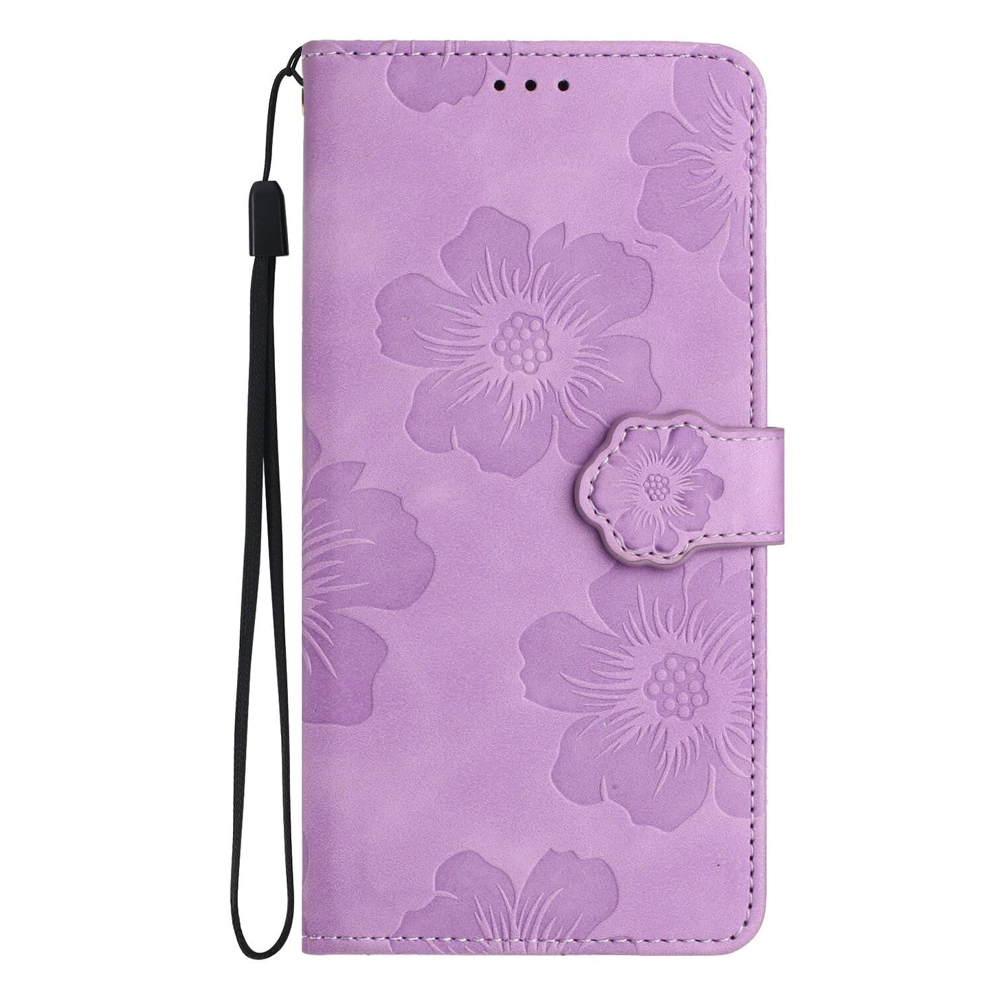 preklopna torbica violet flowers za samsung galaxy s9 plus vijolicna