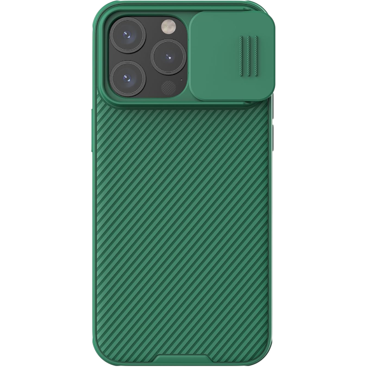 Ovitek za telefon "CamShield Pro" iPhone 15 Pro – Nillkin – Zelena