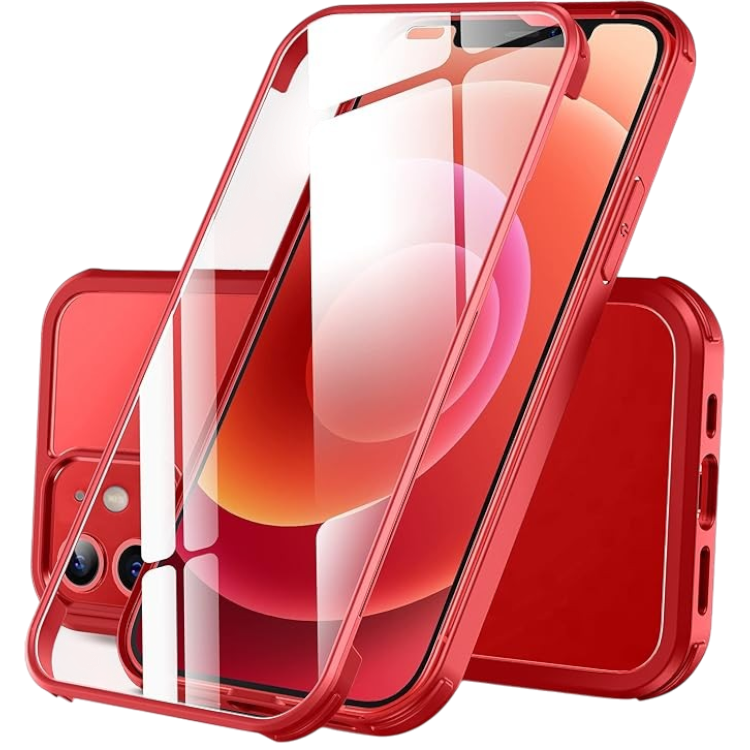 Ovitek "360" za iPhone 12 Mini, rdeča – DOSNTO